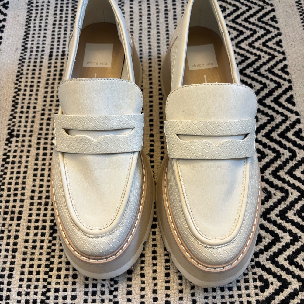 Dolce Vita Cream Loafers